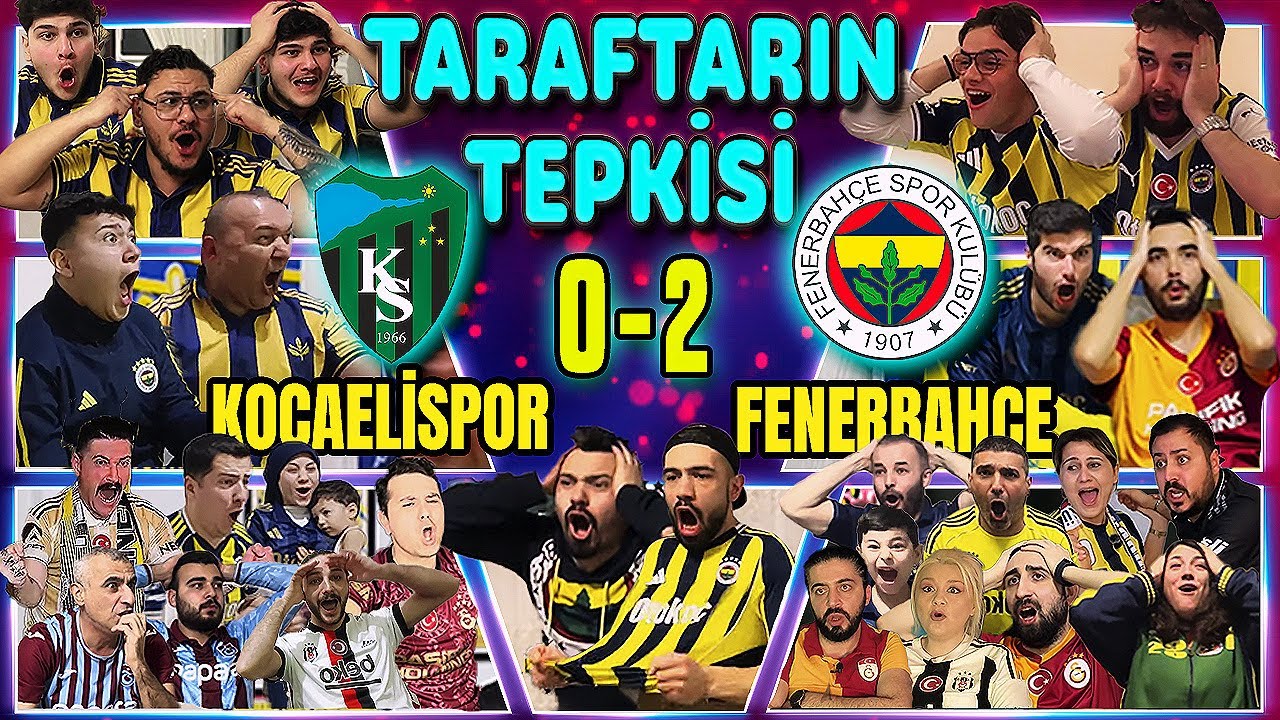 ASENSİO’DAN YILIN GOLÜ 🔥😱 30 METREDEN FÜZE 🚀 KOCAELİSPOR 0-2 FENERBAHÇE | TARAFTARIN TEPKİSİ