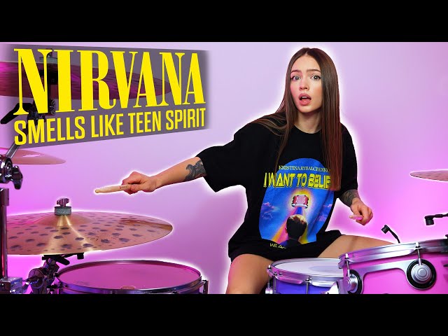 Nirvana - Smells Like Teen Spirit - Drum Cover by Kristina Rybalchenko class=