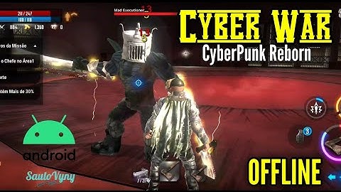 Cyber War: CyberPunk Reborn - Android Gameplay (ARPG / Free / Offline)