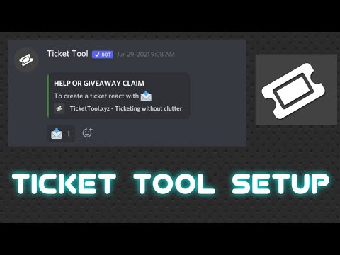 TICKET TOOL SETUP | DISCORD | HOW TO MAKE TICKET - YouTube