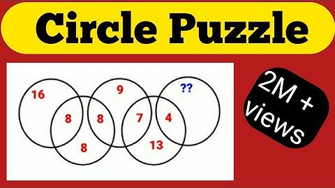 Circle Puzzle || For Genius