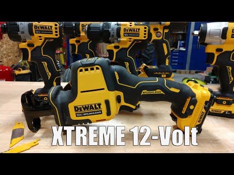 DEWALT XTREME Subcompact Tool Series New One-Handed Cordless Reciprocating Saw