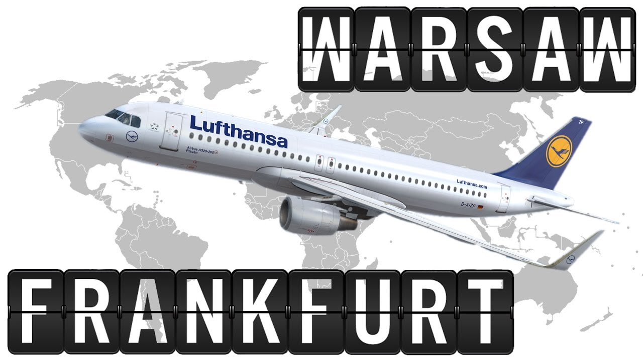A320 Cockpit Flight Timelapse from WARSAW [WAW] to FRANKFURT [FRA] 900km