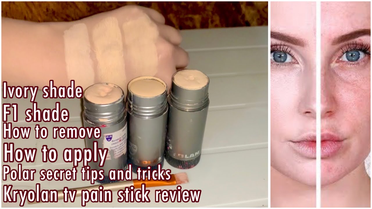 kryolan-tv-pain-stick-review-how-to-use-best-stick-how-to-remove