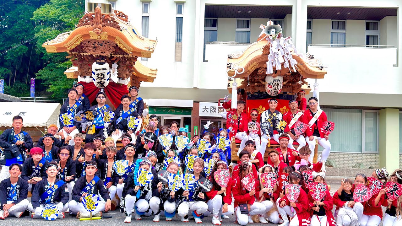 令和7年度 東山だんじり祭り【本宮午前曳行】南河内だんじり祭り 河南町だんじり祭り 