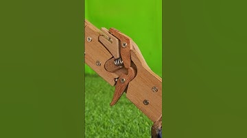 Handmade a new trigger mechanism simple idea DIY #wooden slingshot #woodworkingtools #