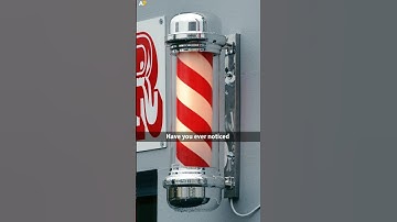 Why Barber Shop Have Poles #shorts