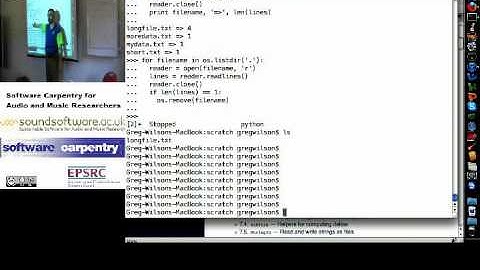 Important Python libraries (Software Carpentry)