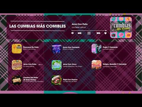 Los Dinamiteros De Colombia - Las Cumbias Más Comibles (Disco Completo)