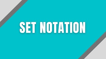 How to Describe Sets? | Set Notation | Sets