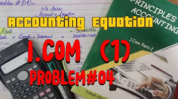 Accounting Equation | Problem# 04 For I.Com1,B.Com1and BBA