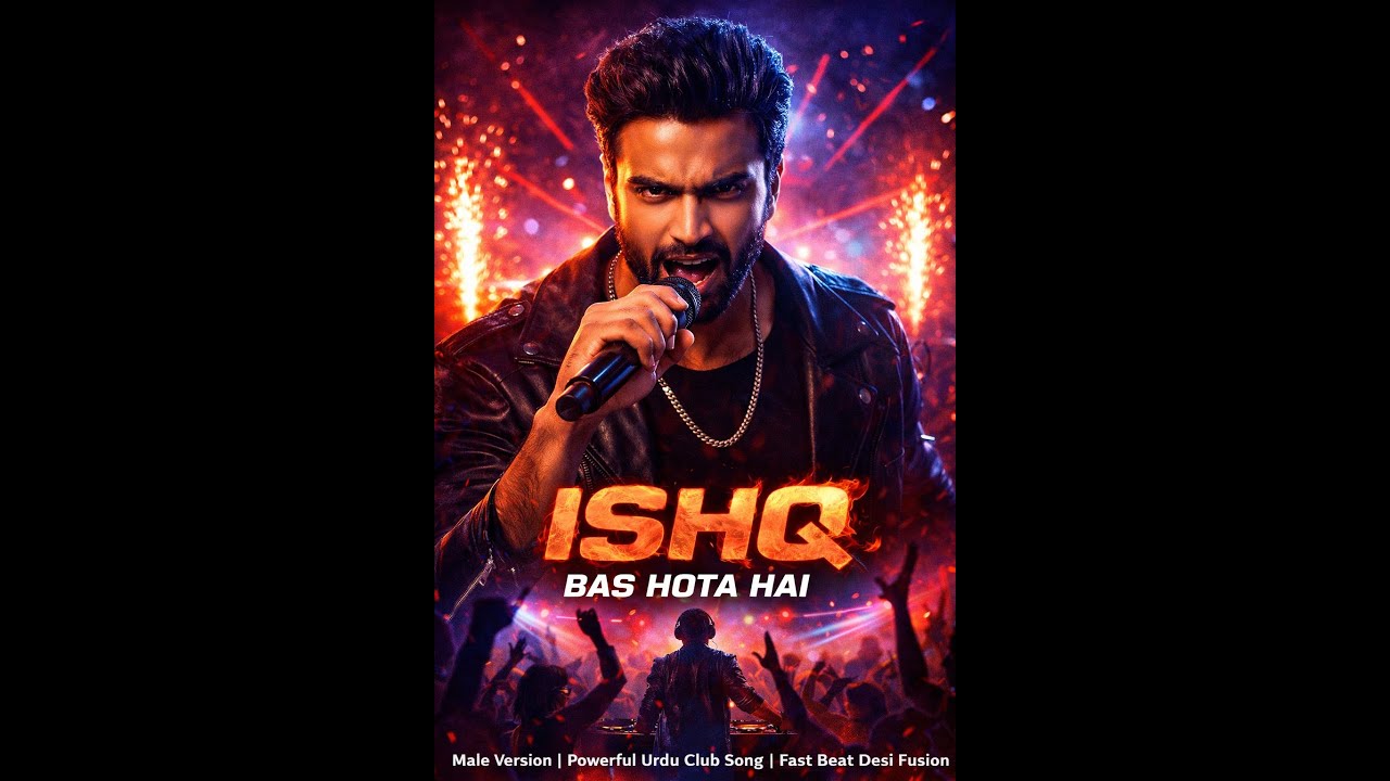 Ishq Bas Hota Hai | Powerful Urdu Club Song | Fast Beat Desi Fusion