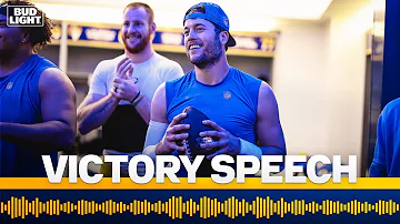 Victory Speech: Sean McVay Gives Out Game Balls After Thursday Night Football Win vs. Saints