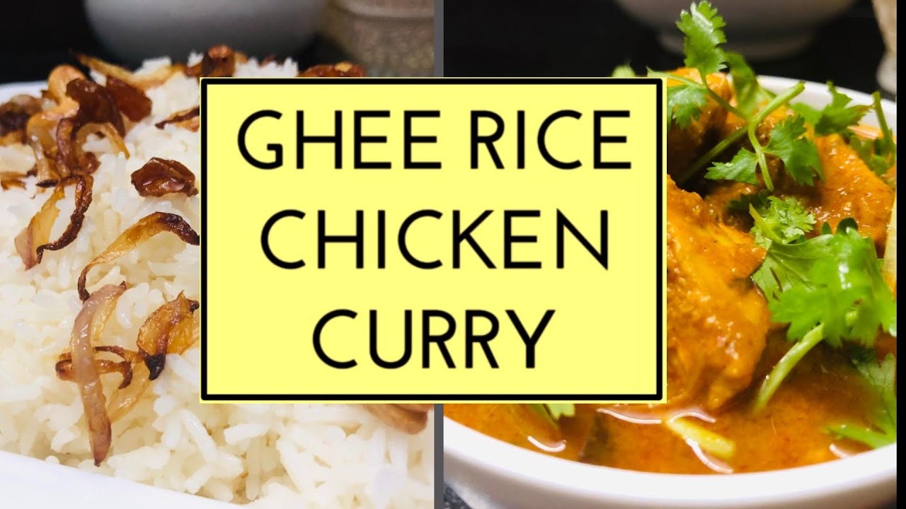 Easy cooker Ghee Rice & Chicken curry // ഈസിയായി കുക്കറിൽ നെയ്ച്ചോറും