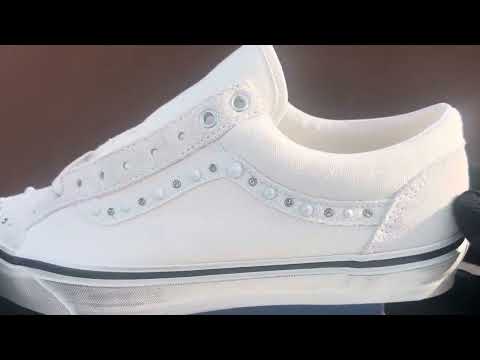 VANS OTW OLD SKOOL 36 PEARLIZED PACK MARSHMALLOW SOLD OUT LIMiTED FIRST LOOk Vans Pearls Studds 