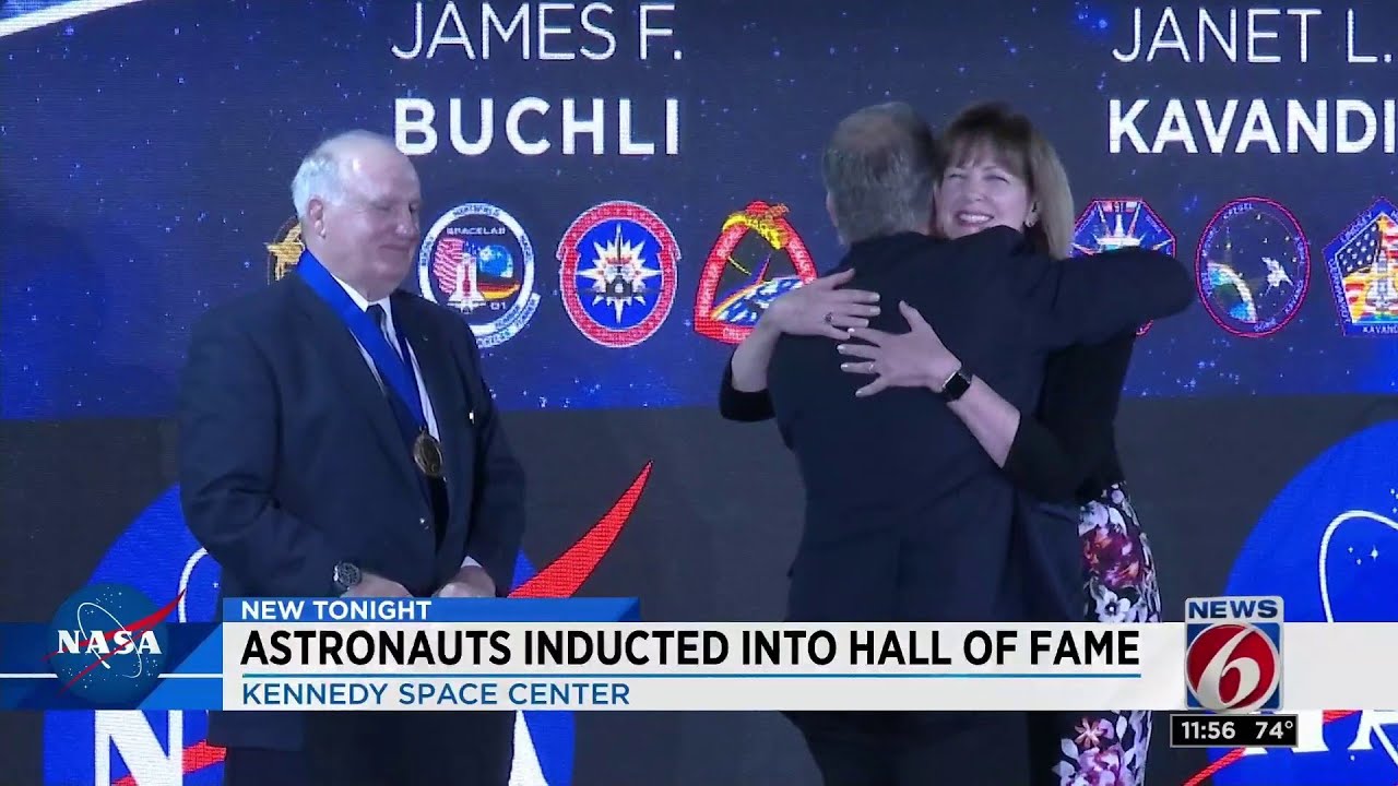 Astronauts inducted into Hall of Fame