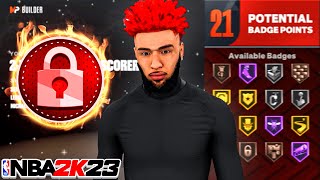 MY LEGEND 3 &amp; D POINT BUILD is GAMEBREAKING on NBA 2K23.. (Build Tutorial)