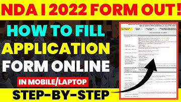 How to fill nda application form|online|step by step|nda1 2022 form fill up| nda