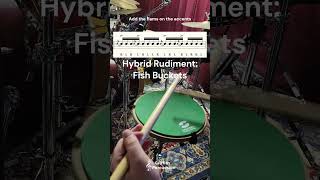 Marching Snare Rudiments - Fish Buckets