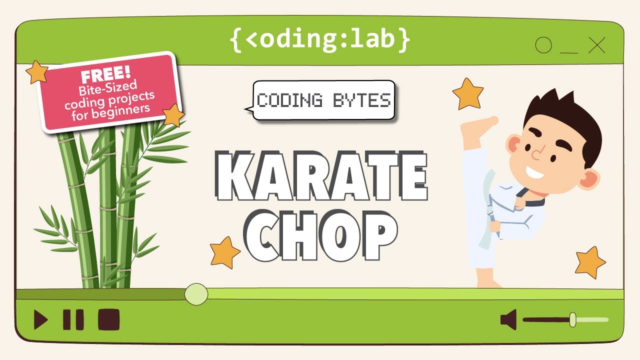 Karate Chop | Coding Bytes | Create an AR Game on Scratch [BEGINNER ...