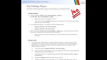 Illustrated PowerPoint 365 | Module 3: SAM Project B