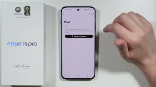 Motorola Edge 70 Pro: How to Mirror Screen to Other Device (Cast Screen)