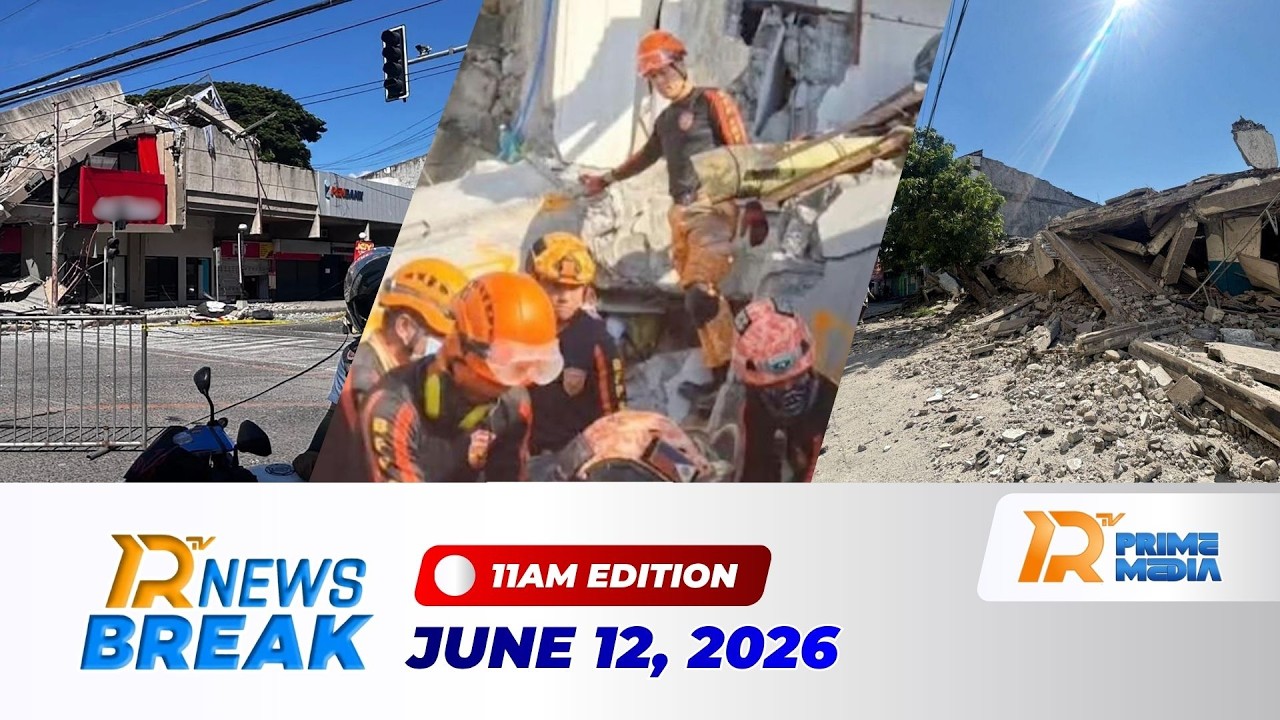 Mga Nasawi sa Lindol sa Gensan, Umabot na sa 17; Clearing Operations, Puspusan | PRTV NewsBreak