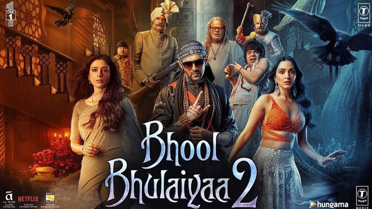 Bhool Bhulaiyaa 2 Full Movie HD, Kartik Aaryan, Kiara Advani, Tabu, Rajpal  Yadav