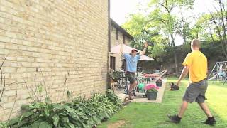 wall flip slow motion