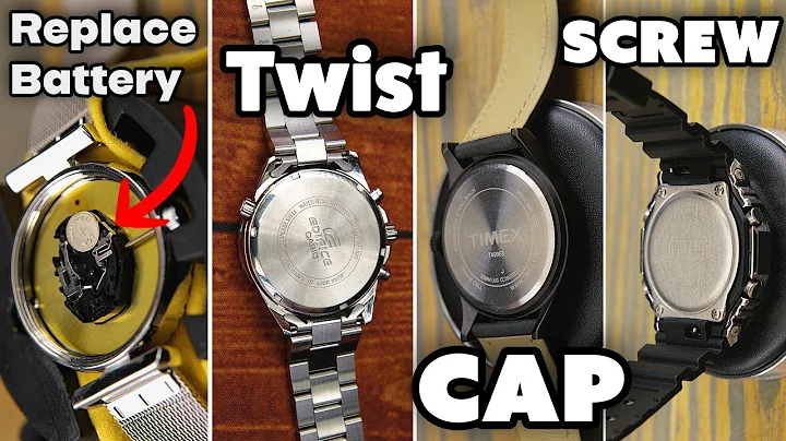 How To Replace Change Watch Battery Easy Simple