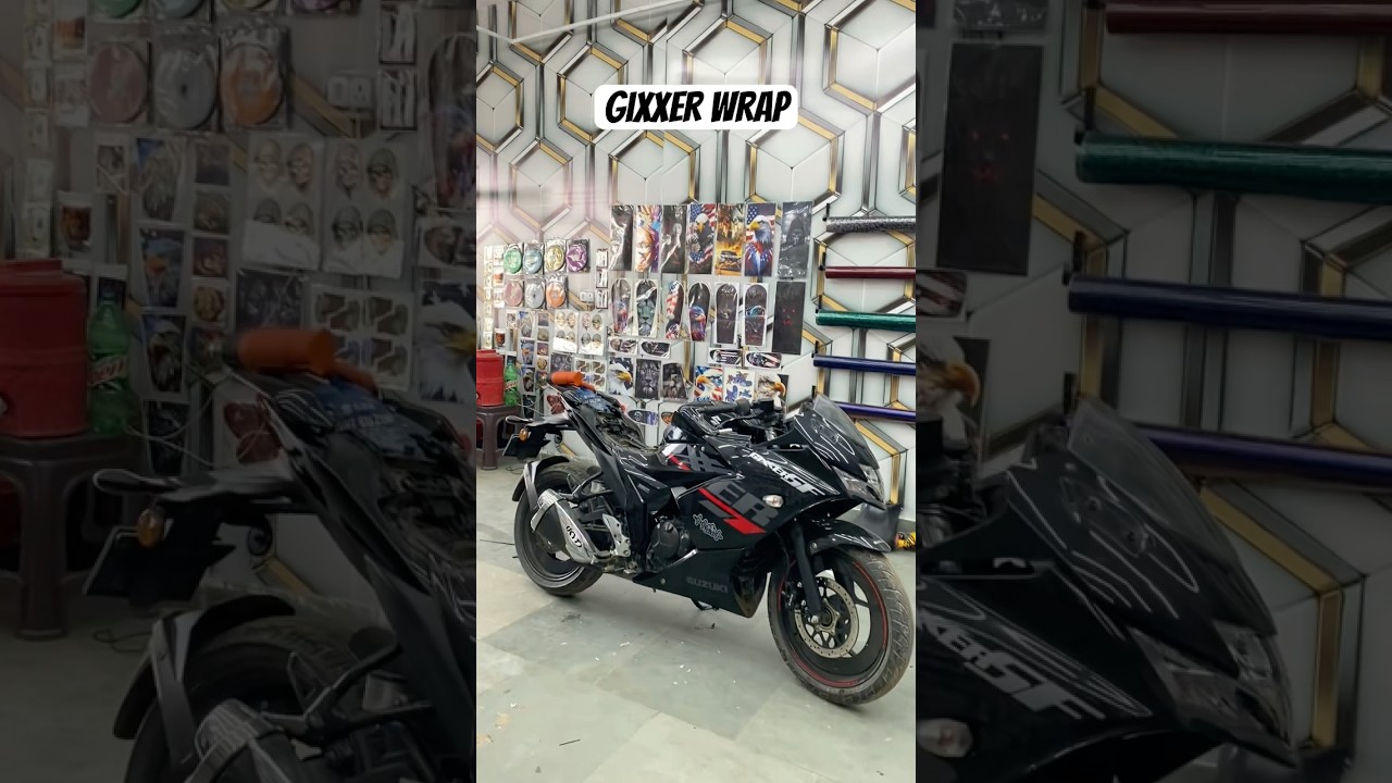 Gixxer Sf Glossy carbon wrap 