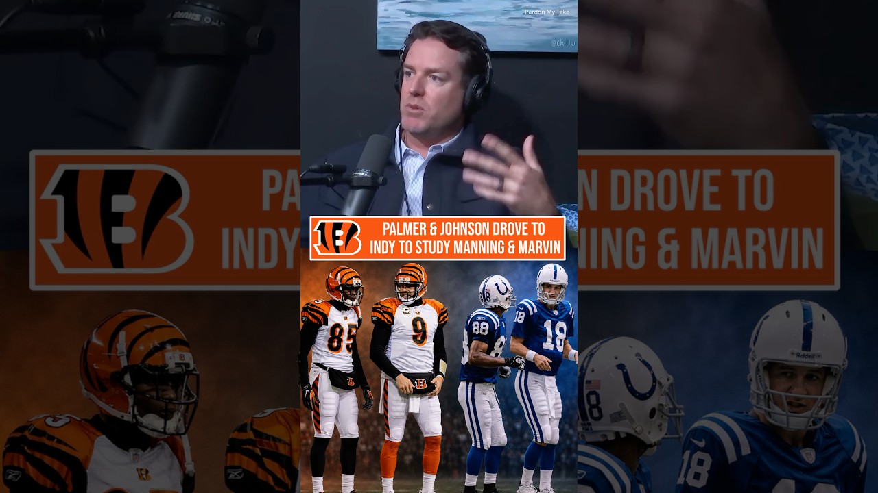 Carson Palmer & Chad Johnson Traveled to Indianapolis to Study Peyton Manning & Marvin Harrison