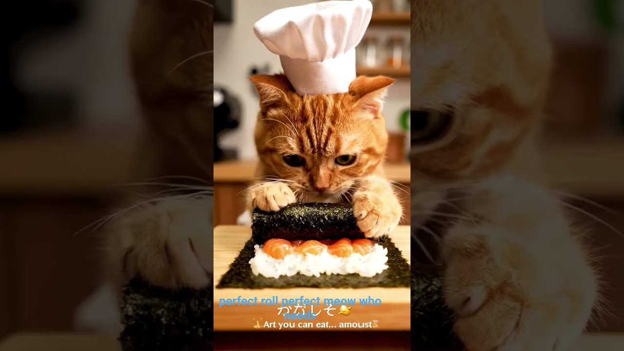 Cat POV : Sushi Roll 🍣