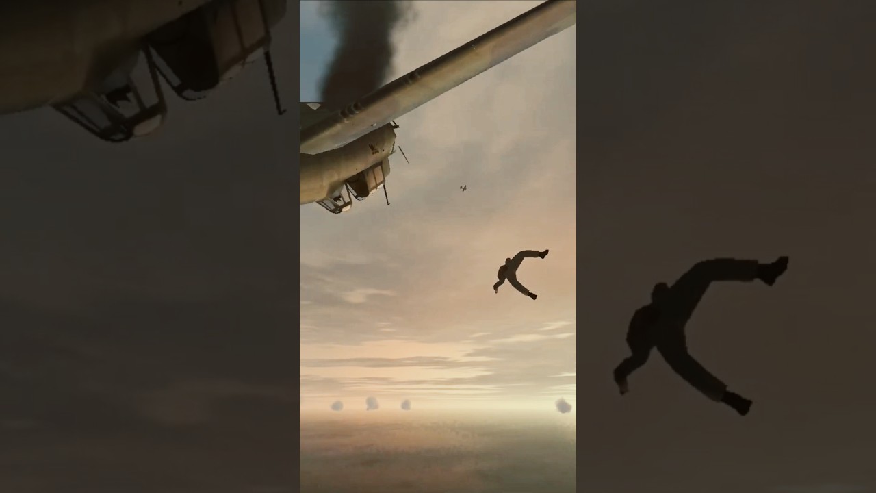 Royal Navy Martlet pilot has to bail - IL 2 sturmovik Crash - 