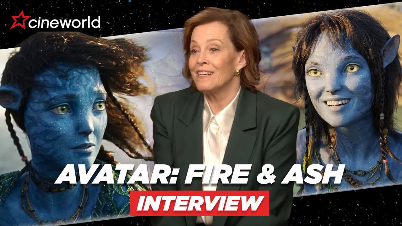 Sigourney Weaver talks ‘Avatar: Fire and Ash’, James Cameron, and Alien 🪼 🎞️ 👽 | Cineworld
