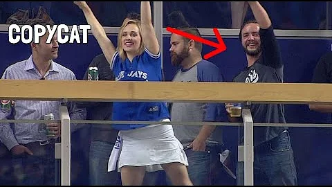 MLB INSANELY Funny Fan BLOOPERS