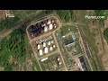 Aftermath of drone attack on rozdorove oil depot in smolensk russia united24media