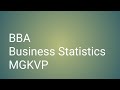 BBA Statistics MGKVP