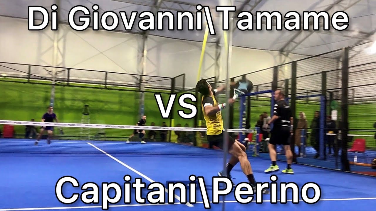 Di Giovanni\Tamame vs Capitani\Perino 6-4 7-6 - SemiFinal Campionati Italiani Assoluti Padel 2022