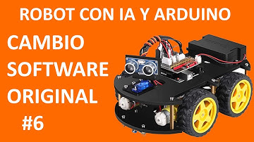 Robot con arduino e inteligencia artificial. Modificamos software de fabrica(6/6)