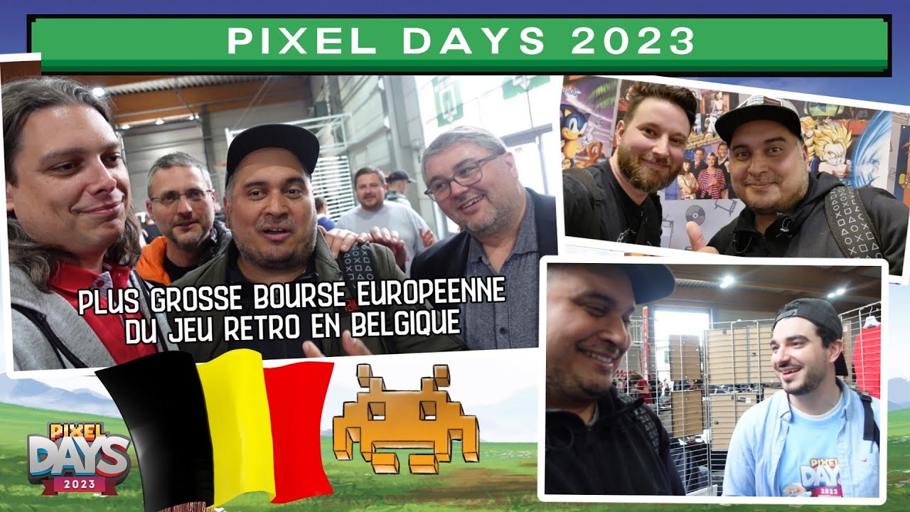 VLOG Pixel Days 2023 - Bourse rétrogaming en Belgique
