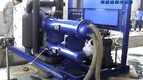 Flake Ice Machine using fresh water for 10 tons ice production (non-containerized)