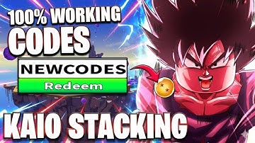 KAIO STACKING UPDATE CODES in DRAGON BALL RAGE! (Roblox) 💎