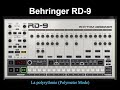 Behringer rd9  comment utiliser la polyrythmie polymeter mode