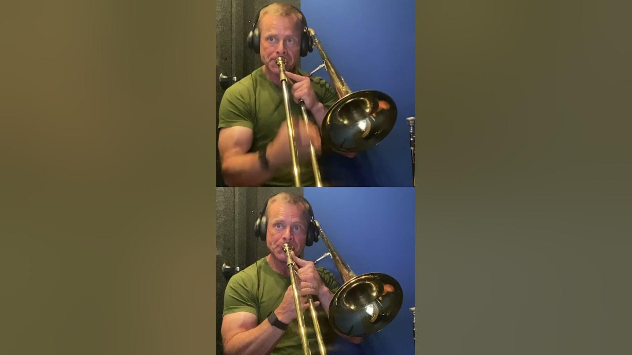 Brad Edwards "Melodious Etudes for Trombone No. 1" Duet version YouTube