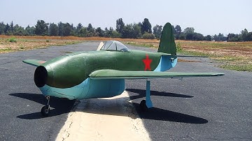 SUPER RARE YAK-17 EARLY SOVIET JET FIGHTER! SCRATCH-BUILT WONDER!