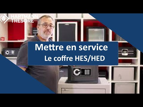 Mettre en service mon coffre HES/HED (gamme Essential) | Hartmann Tresore