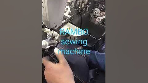 RAMBO RM-254 Double needles automatic belt loop setter