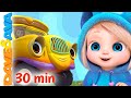 🚌The Wheels On The Bus Part 3 and More Baby Songs | Kids Songs & Nursery Rhymes by Dave and Ava 🚌