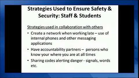 Making Campuses Safe for Women - Ms. Patrice Reid